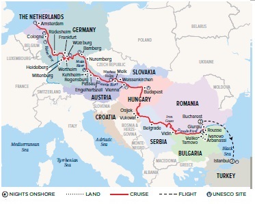 Ultimate European Journey map